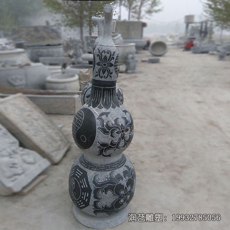 公园葫芦景观石雕 公园葫芦景观石雕