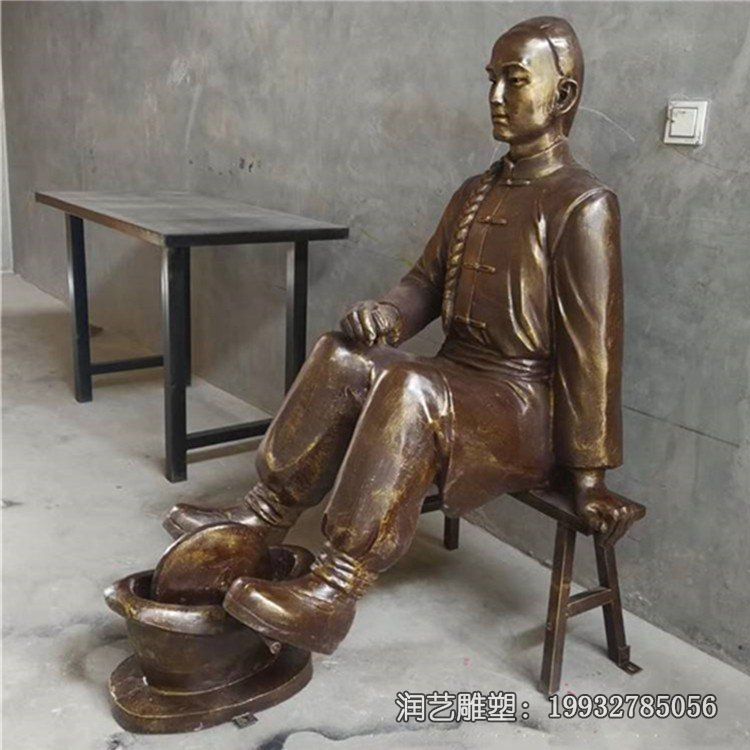 医院中医人物铜雕 医院中医人物铜雕