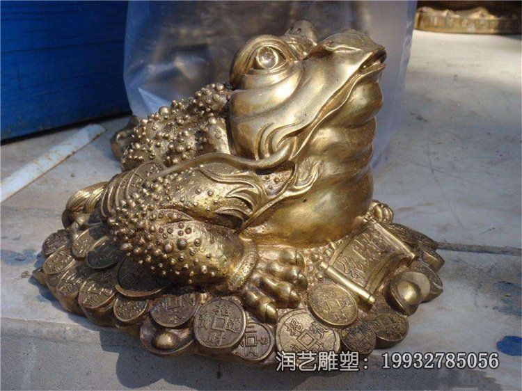 商场金蟾动物铜雕 商场金蟾动物铜雕