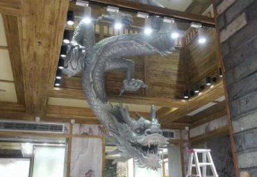 公园龙动物铜雕