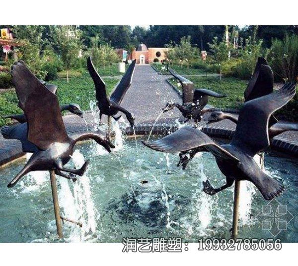 草坪喷泉景观铜雕 草坪喷泉景观铜雕