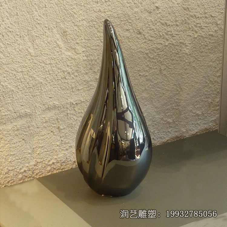 公园不锈钢水滴景观雕塑 公园不锈钢水滴景观雕塑