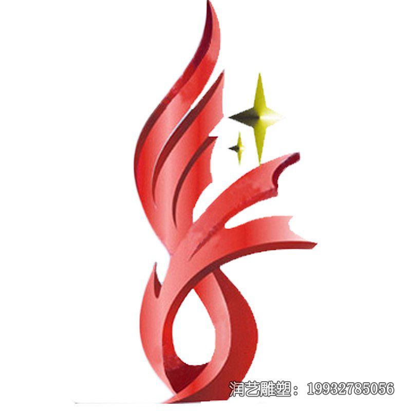 商场不锈钢飘带雕塑 商场不锈钢飘带雕塑