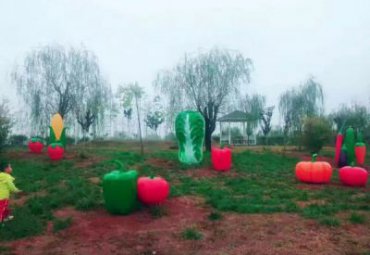公园玻璃钢蔬菜景观雕塑