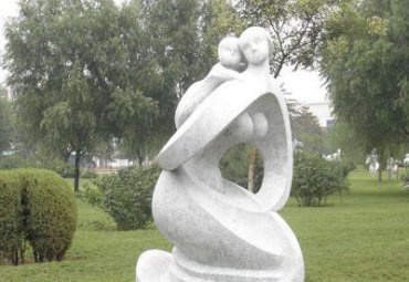 商业街抽象人物石雕