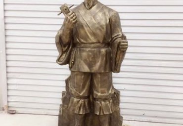 学校鲁班人物铜雕