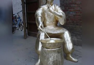 医院中医人物铜雕