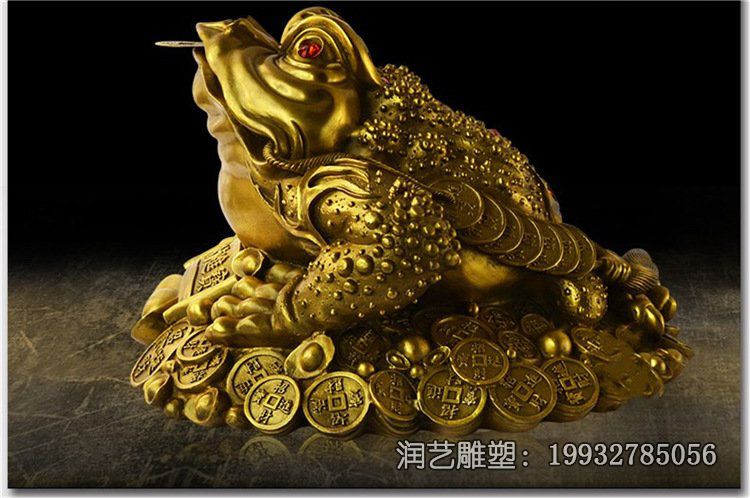 游乐场金蟾铜雕 游乐场金蟾铜雕