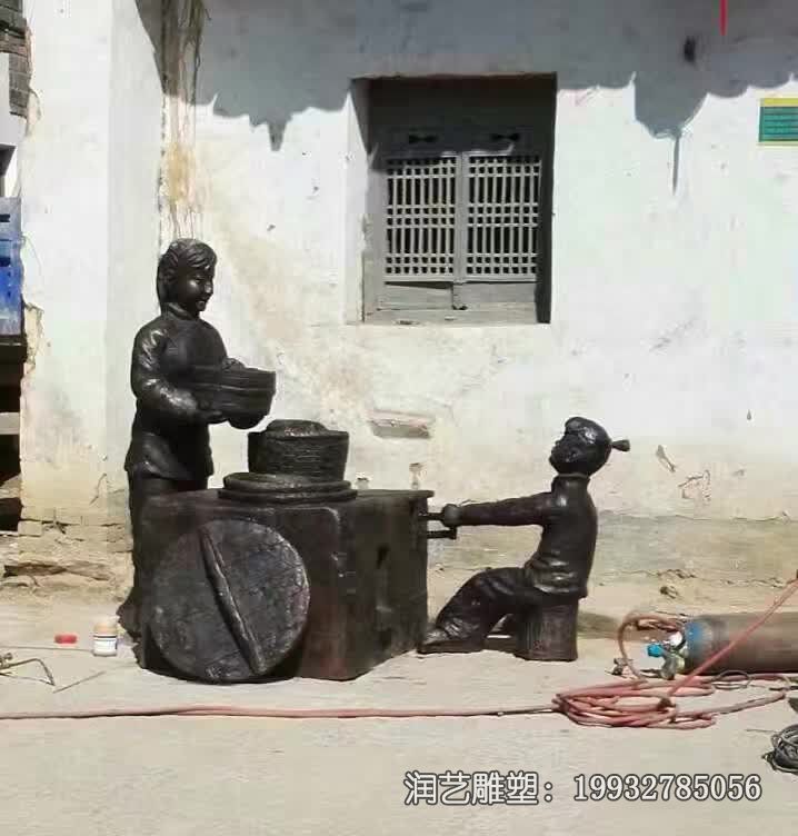 酒店民俗人物铜雕 酒店民俗人物铜雕