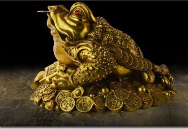 游乐场金蟾铜雕