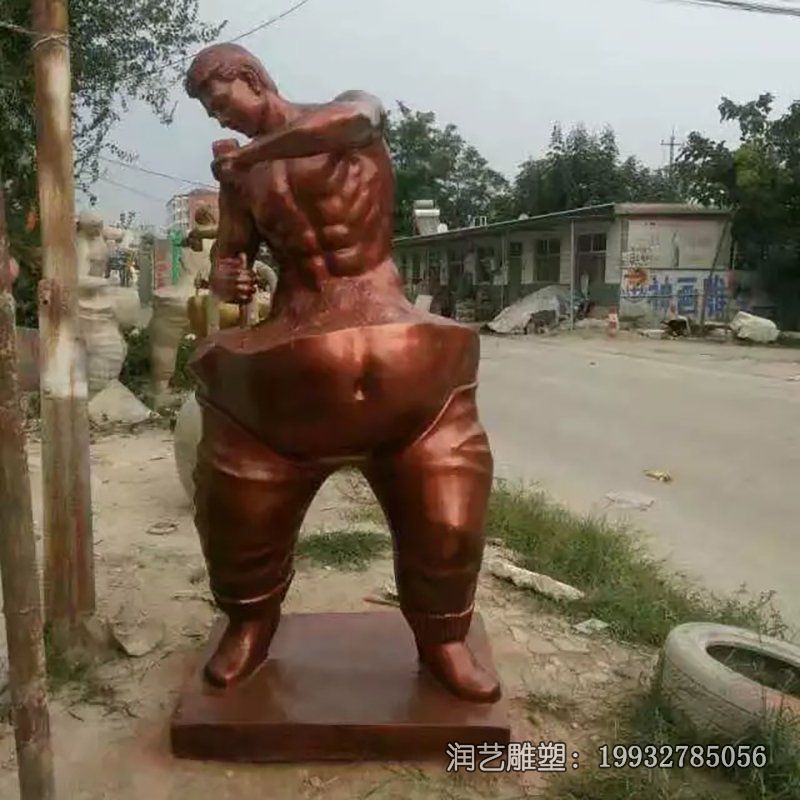 游乐场抽象人物铜雕 游乐场抽象人物铜雕