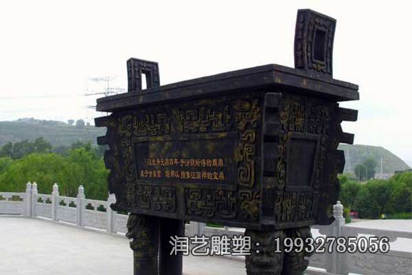 企业香炉景观铜雕 企业香炉景观铜雕