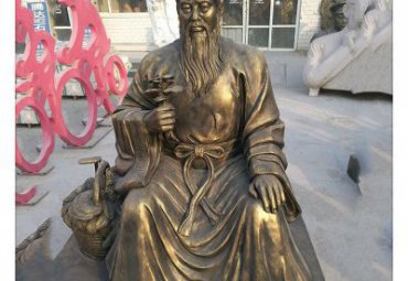 医院孙思邈人物铜雕