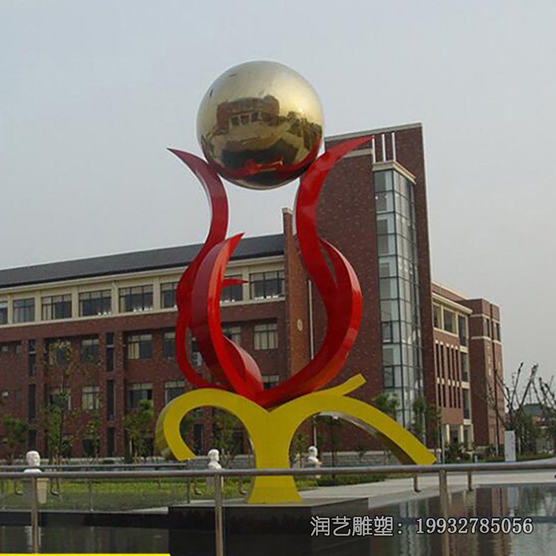 学校不锈钢校园景观雕塑 学校不锈钢校园景观雕塑