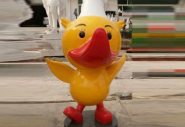 酒店玻璃钢厨师雕塑