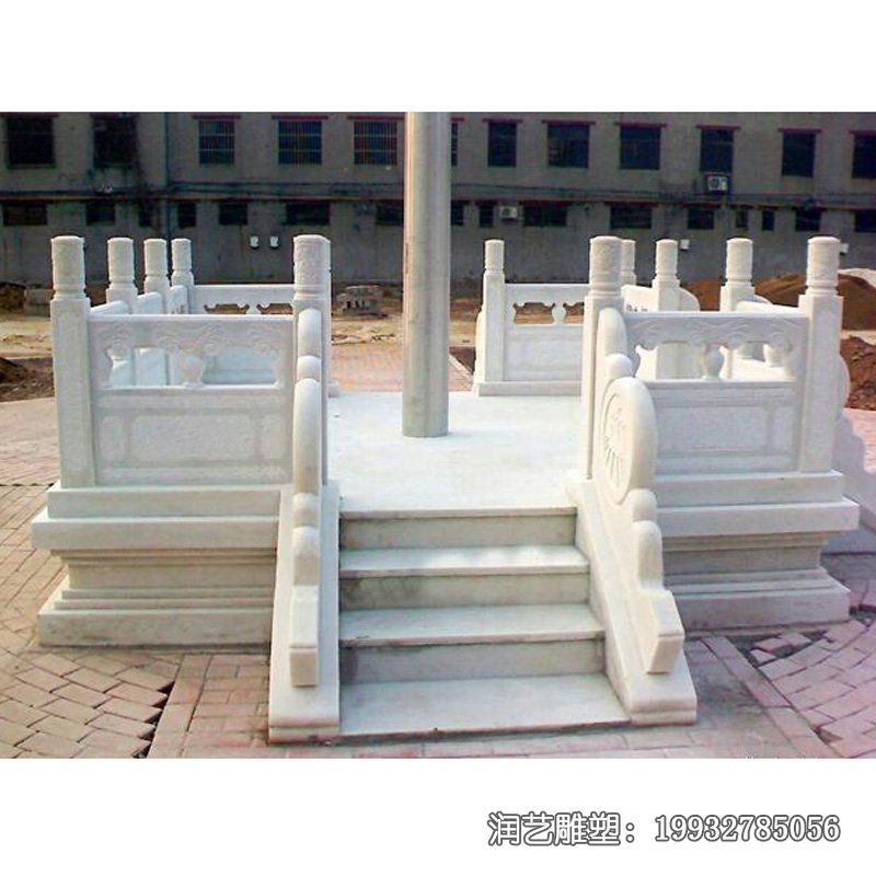 小区升旗台景观石雕 小区升旗台景观石雕