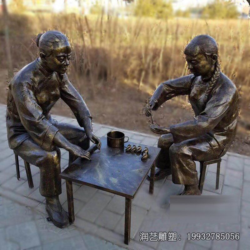 学校小品人物铜雕 学校小品人物铜雕