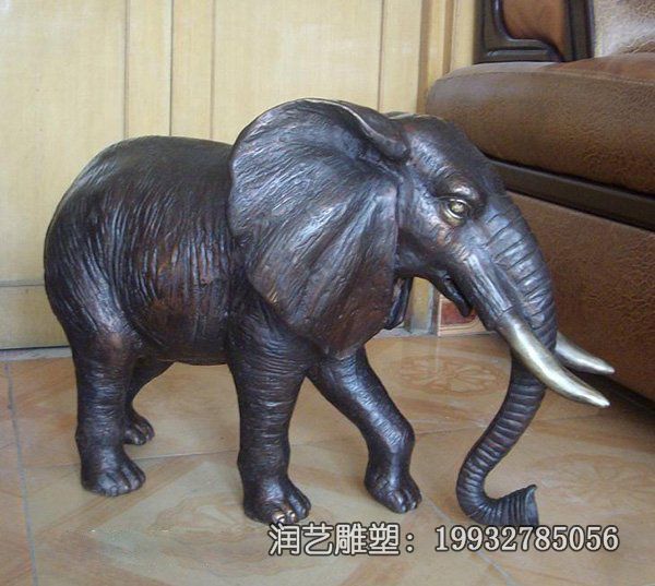 景区大象动物铜雕 景区大象动物铜雕