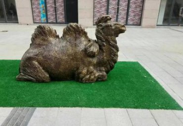 酒店骆驼动物铜雕