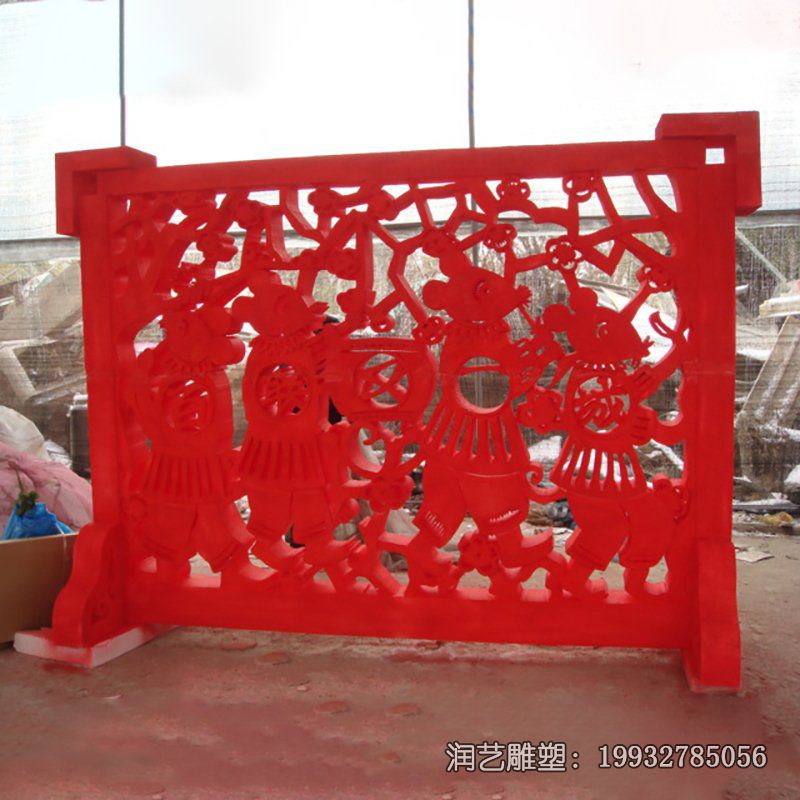草坪不锈钢剪纸雕塑 草坪不锈钢剪纸雕塑
