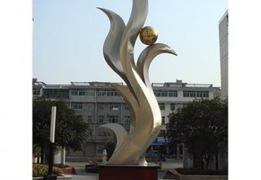 酒店不锈钢凤凰雕塑