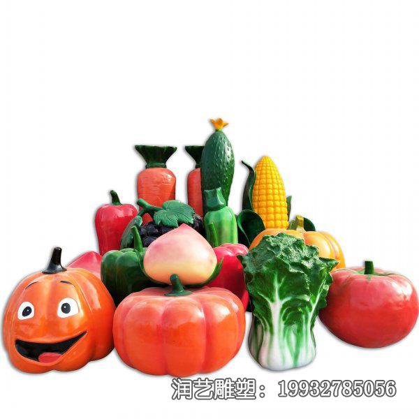 企业玻璃钢蔬菜景观雕塑 企业玻璃钢蔬菜景观雕塑