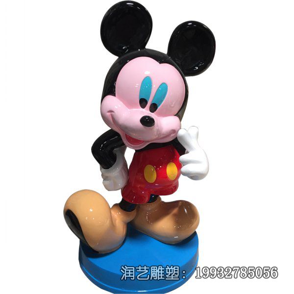 商场玻璃钢米奇雕塑 商场玻璃钢米奇雕塑