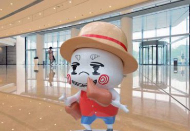 商场玻璃钢公仔雕塑