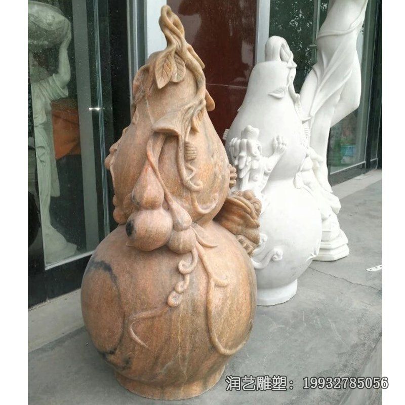 企业葫芦景观石雕 企业葫芦景观石雕