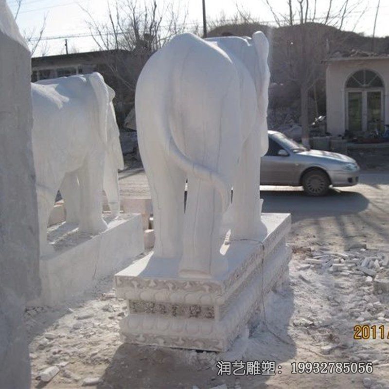 游乐场象动物石雕 游乐场象动物石雕