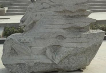 公园马动物石雕