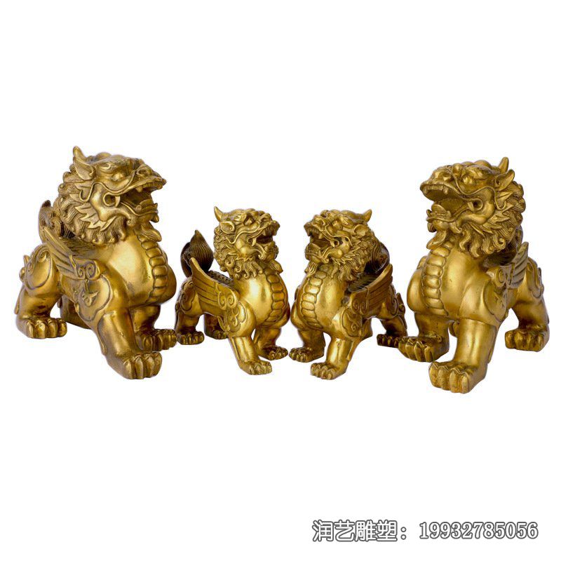 公园貔貅动物铜雕 公园貔貅动物铜雕