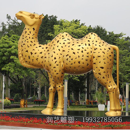 景区骆驼动物铜雕 景区骆驼动物铜雕