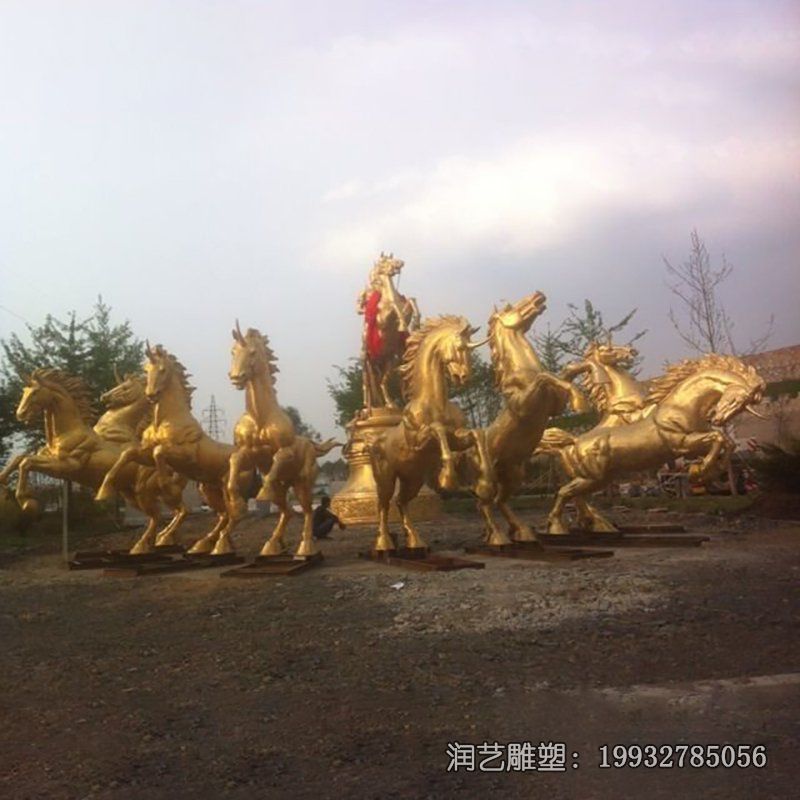 公园阿波罗战车景观铜雕 公园阿波罗战车景观铜雕