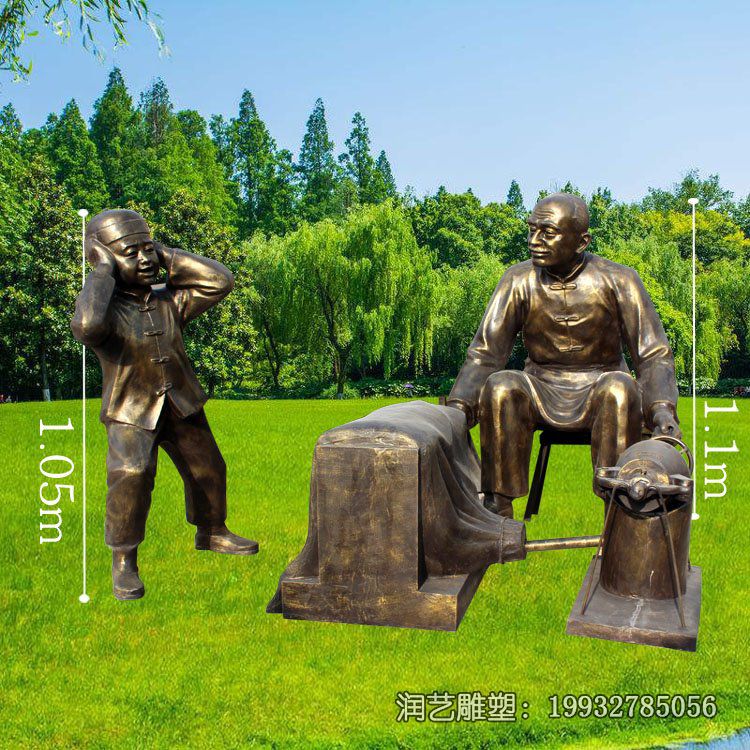 广场民俗人物铜雕 广场民俗人物铜雕