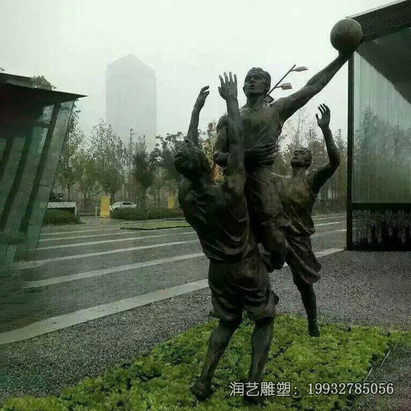 景区运动人物铜雕 景区运动人物铜雕