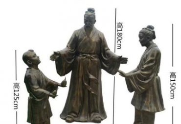 医院孔融让梨铜雕