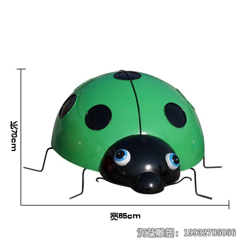 医院不锈钢瓢虫雕塑 医院不锈钢瓢虫雕塑