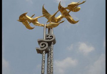 学校不锈钢大雁动物雕塑