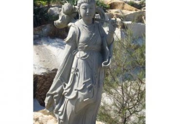 景区八仙过海人物石雕