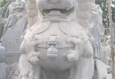 商业街狮子动物石雕