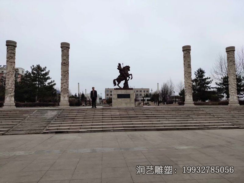公园龙柱景观石雕 公园龙柱景观石雕