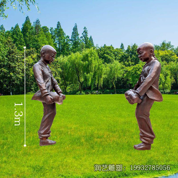 草坪儿童人物铜雕 草坪儿童人物铜雕