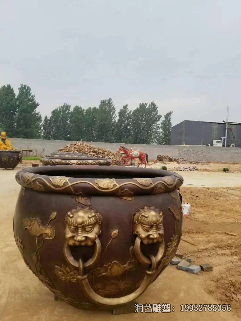 企业水缸景观铜雕 企业水缸景观铜雕