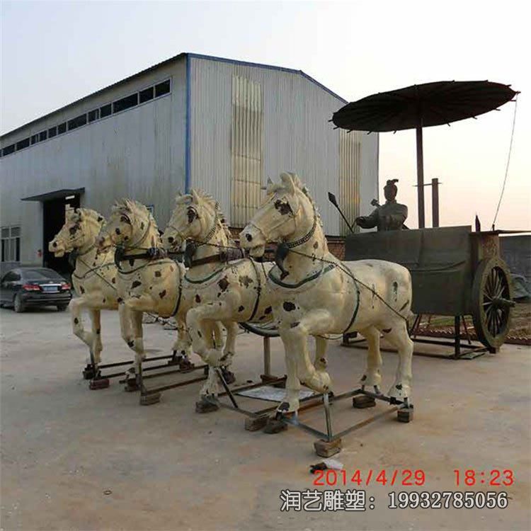 企业马车景观铜雕 企业马车景观铜雕