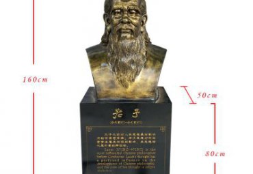 景区老子人物铜雕
