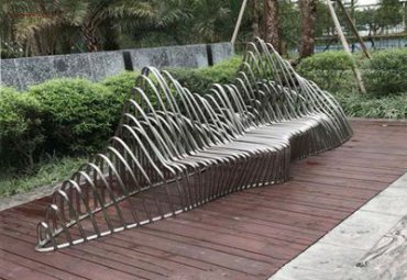 城市不锈钢假山景观雕塑