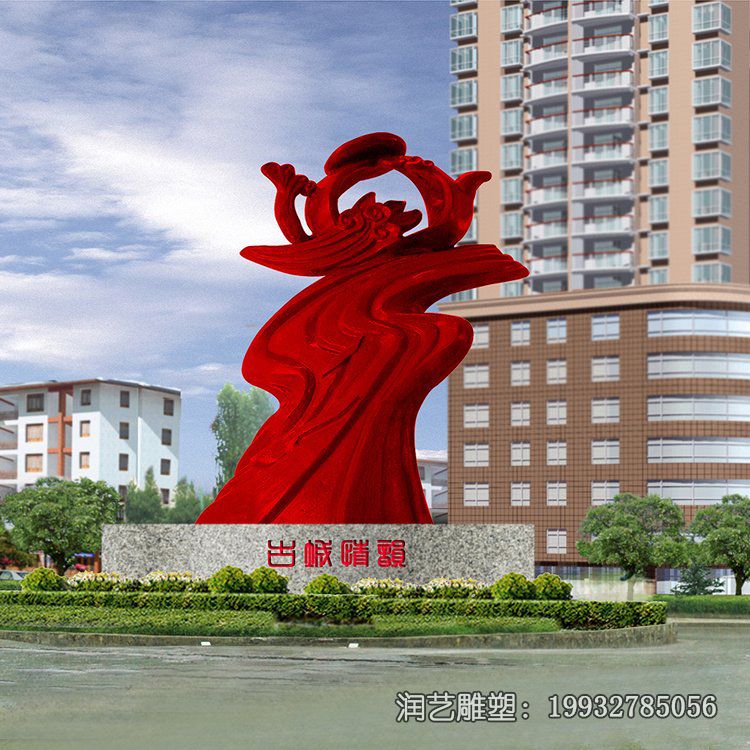 景区不锈钢标志景观雕塑 景区不锈钢标志景观雕塑