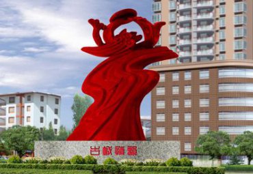 景区不锈钢标志景观雕塑