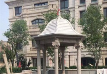 商业街凉亭景观石雕